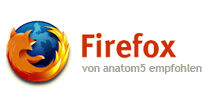Logo des Browsers Firefox, den die Gemeinde Kranenburg zur Nutzung empfiehlt