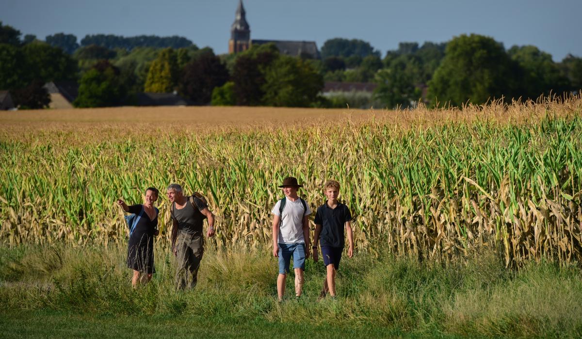 Wandergruppe in und um Kranenburg (Foto: Markus van Offern/Gemeinde Kranenburg)