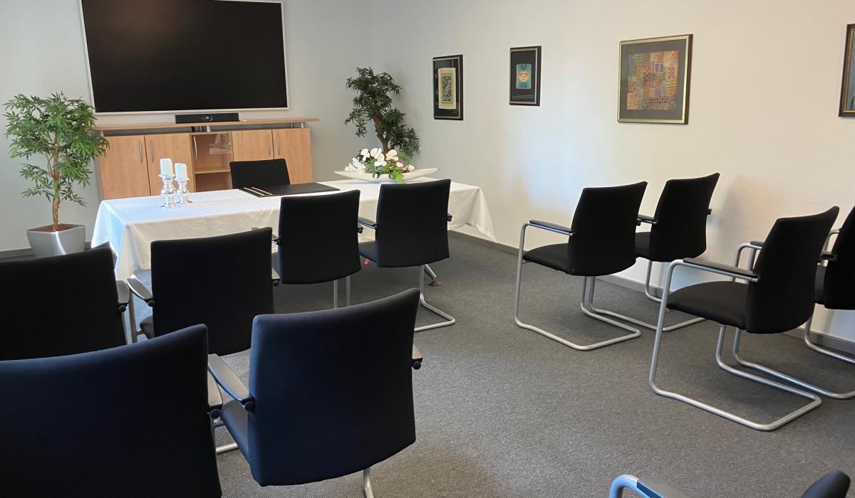 Raumansicht: Eindrücke auf dem Trauzimmer im Kranenburger Rathaus (Foto: Gemeinde Kranenburg)