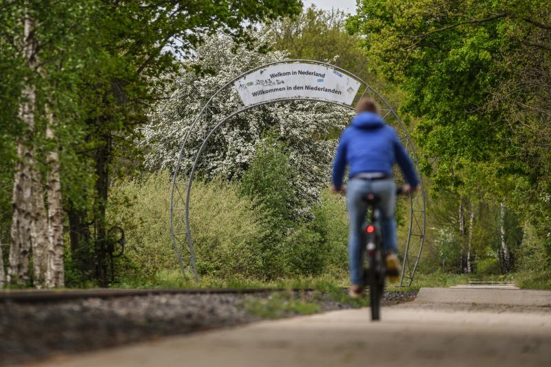 Grenzüberschreitender Europaradweg in Kranenburg (Foto: Markus van Offern/Gemeinde Kranenburg)